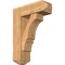 Ekena Millwork Balboa Craftsman Smooth Bracket w/ Offset Brace, Western Red Cedar, 7 1/2"W x 22"D x 30"H BKT0806X22X30BOA04SWR - alternate 1